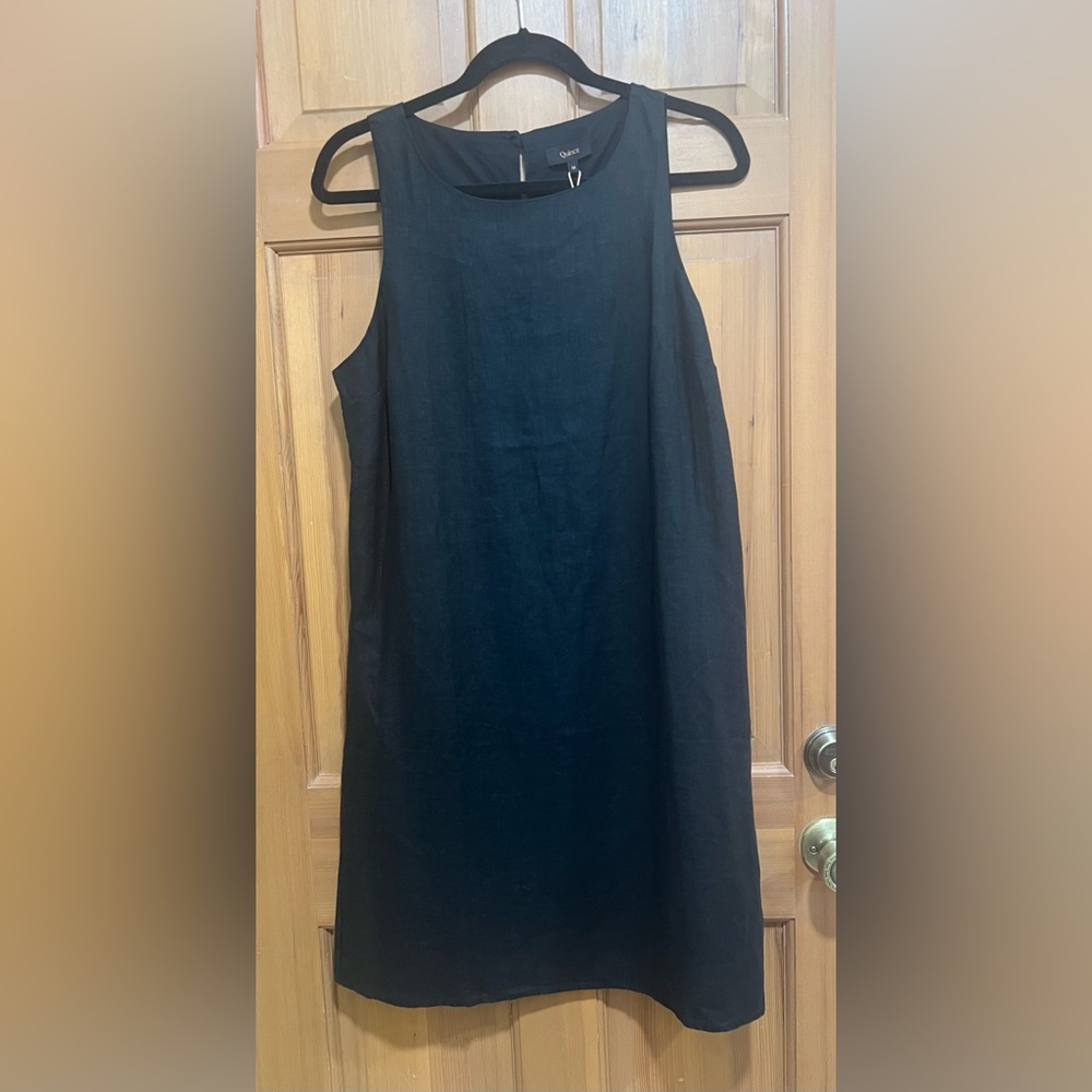 Quince 100% European Linen Tank Mini Dress - Picture 2 of 3